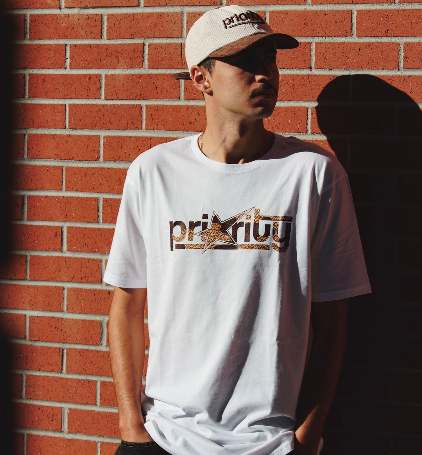 Brown Star Tee