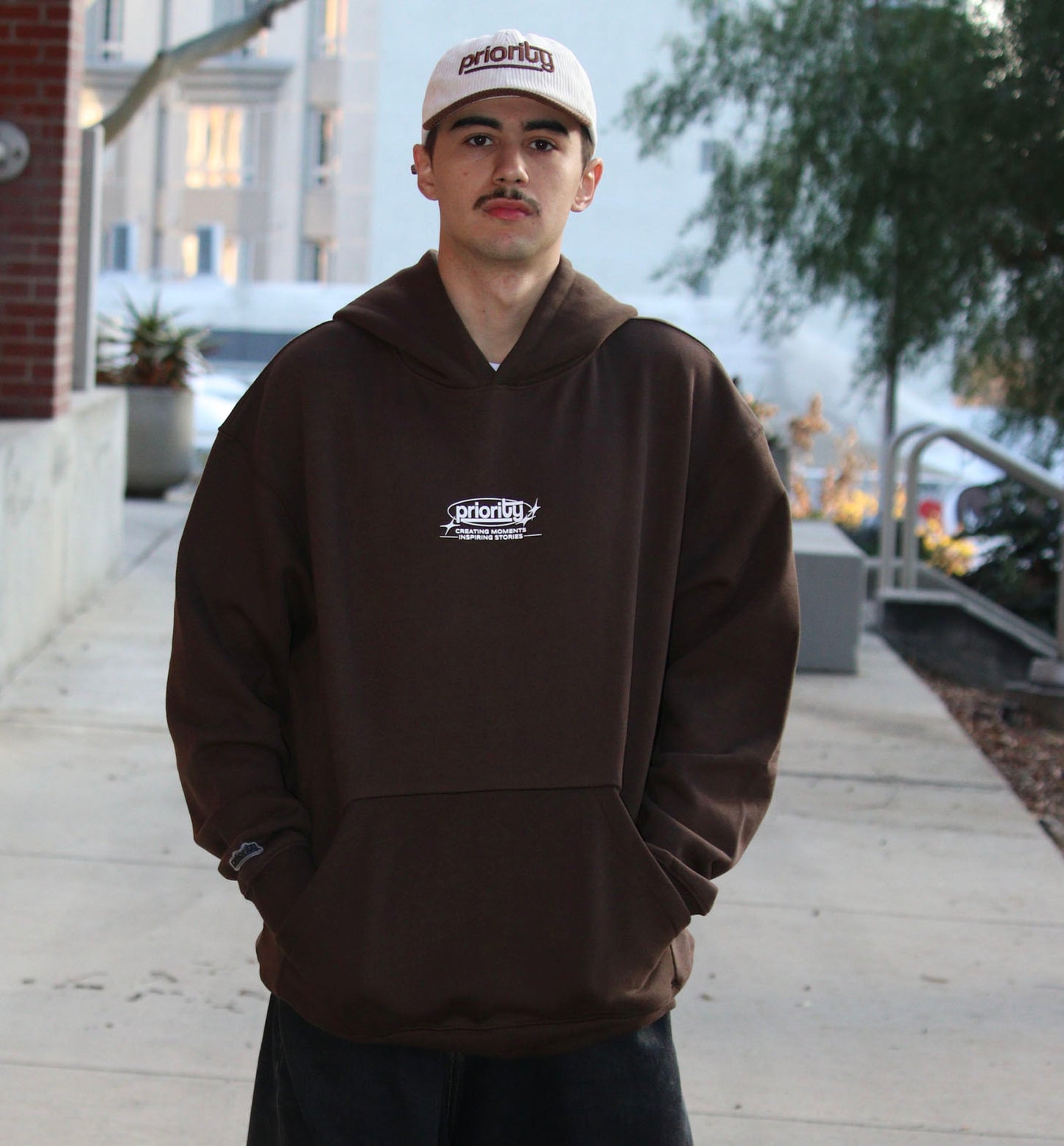 Brown Star Hoodie
