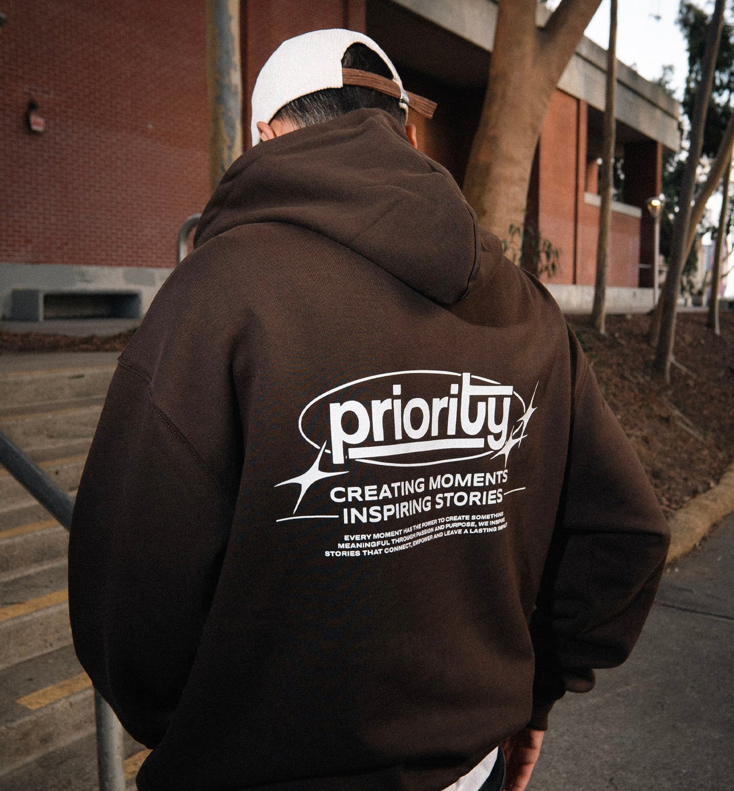 Brown Star Hoodie